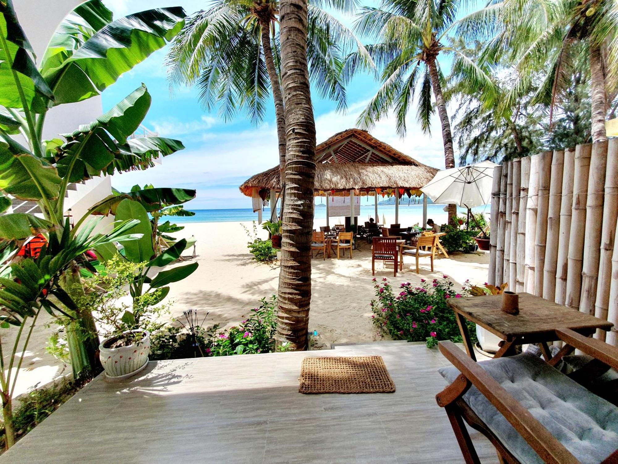 Lucky Spot Beach Bungalow Song Cau Esterno foto