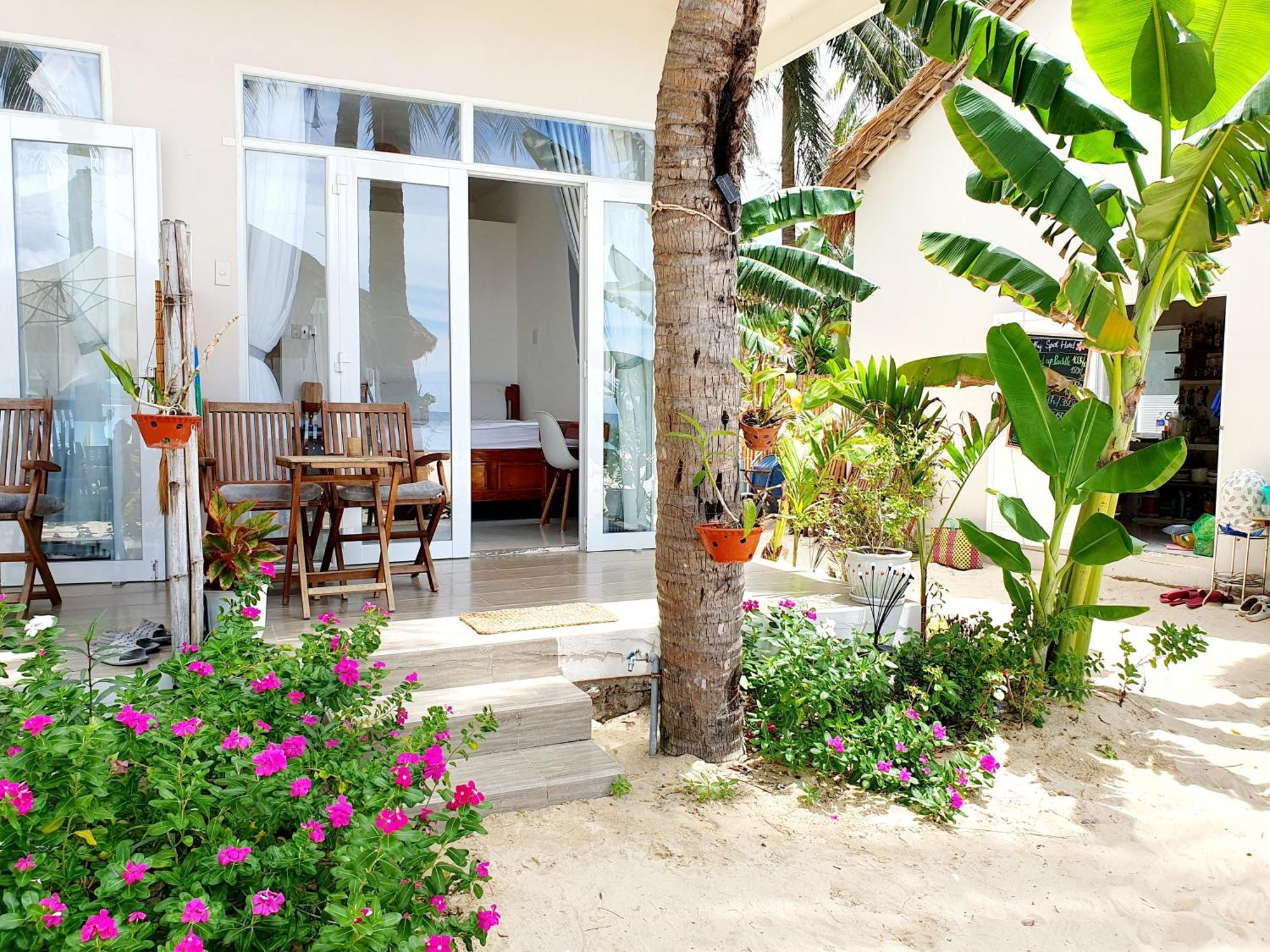 Lucky Spot Beach Bungalow Song Cau Esterno foto