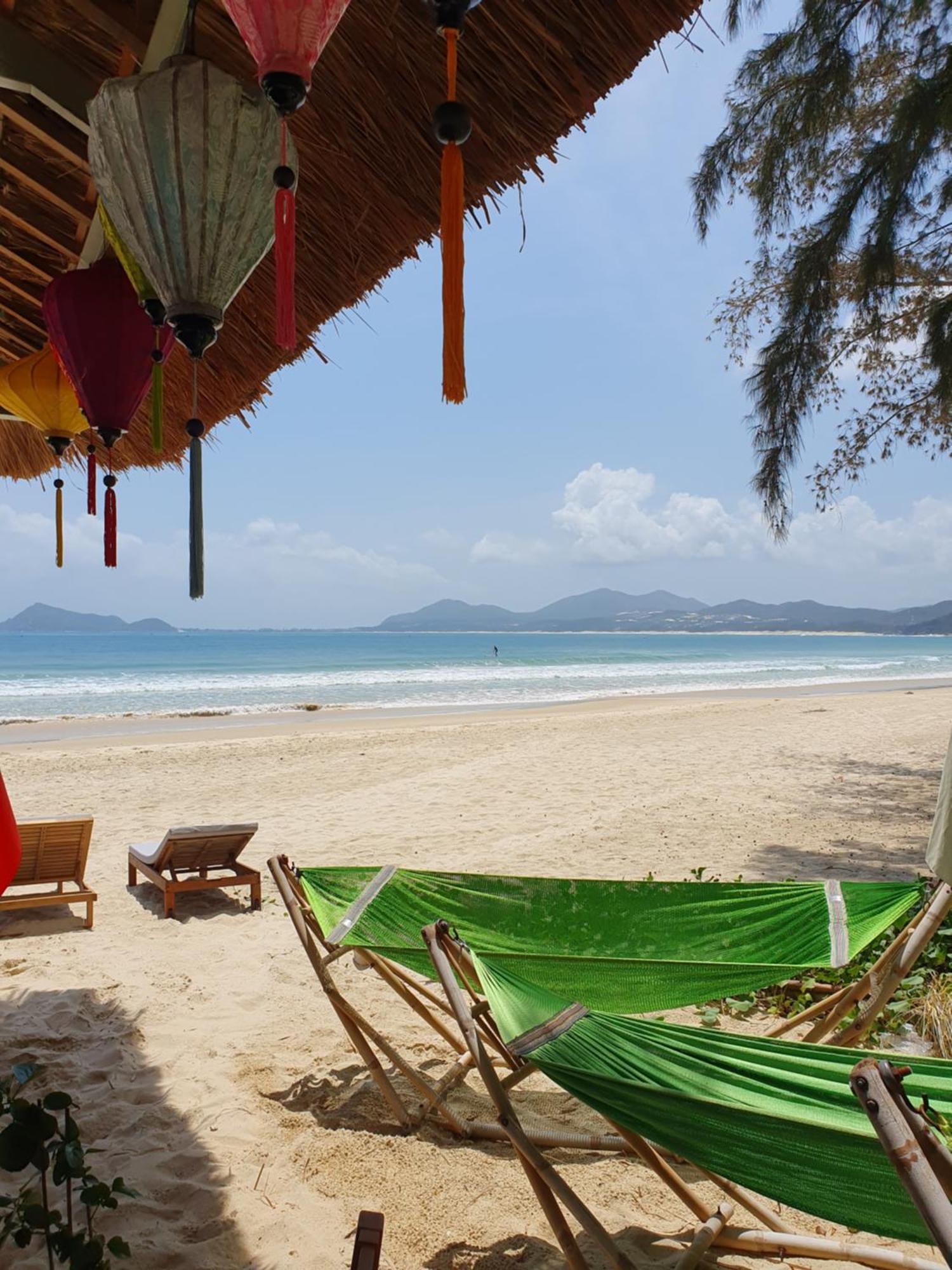 Lucky Spot Beach Bungalow Song Cau Esterno foto