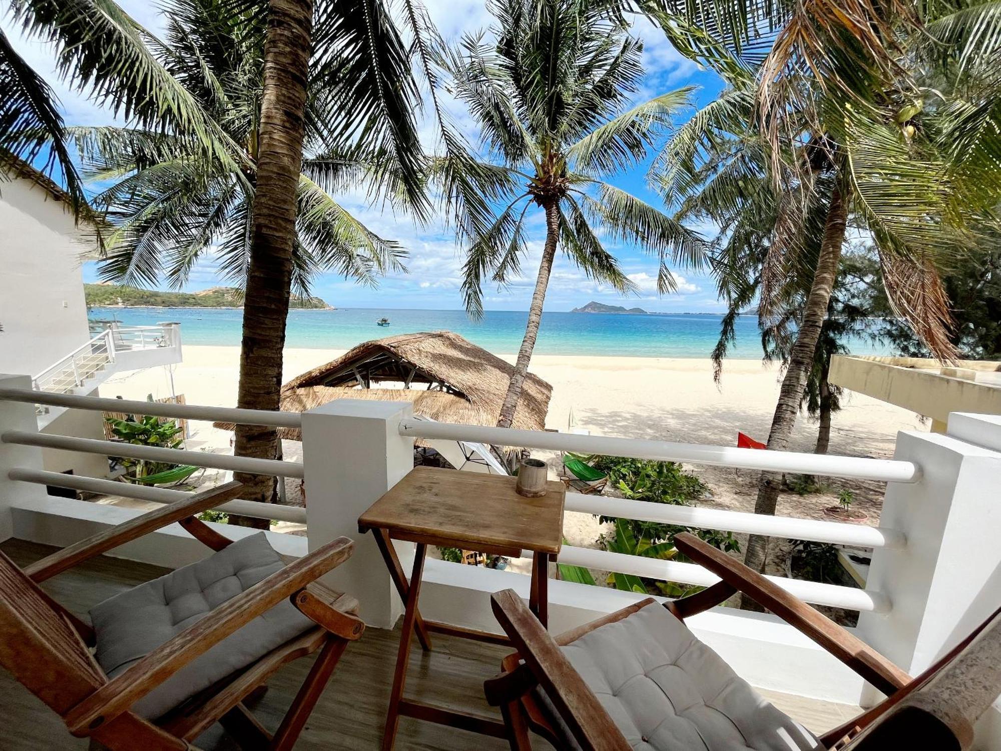 Lucky Spot Beach Bungalow Song Cau Esterno foto
