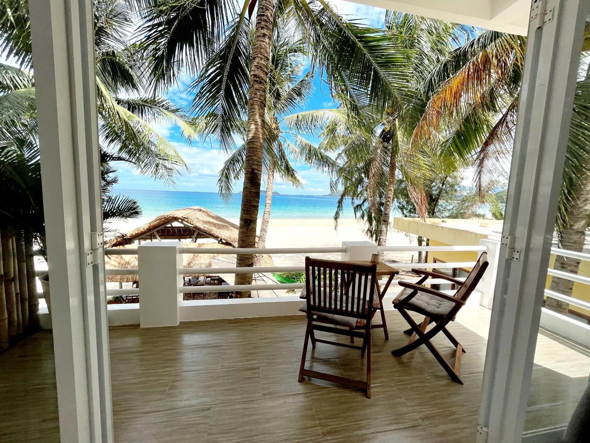 Lucky Spot Beach Bungalow Song Cau Esterno foto